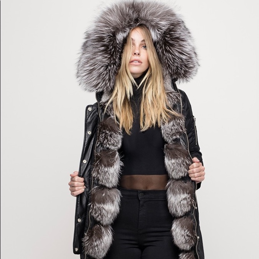 Nicole Benisti Madison Down and Fox Trim Parka